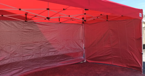 BARNUM  ALUMINIUM SEMI PRO  |  3mx4,5m |  TOIT ANTI UV | option 3 murs – Image 5
