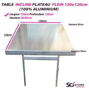 table pied pliable forain