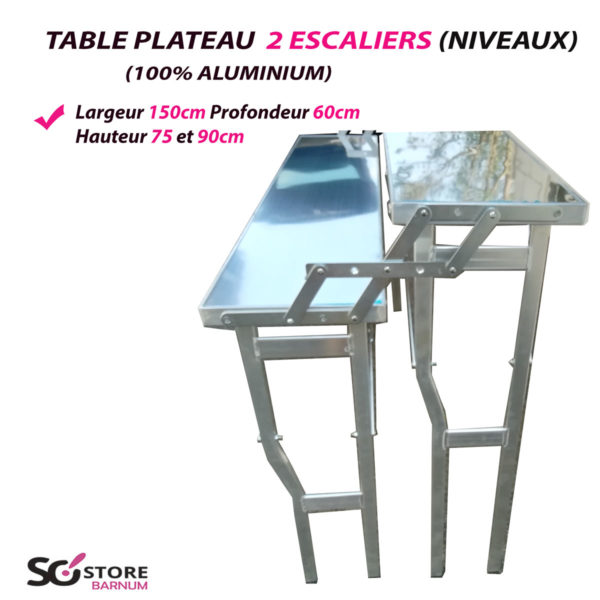 table plusieurs niveaux marché forain amazon