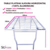 table primeur pas cher ajouré