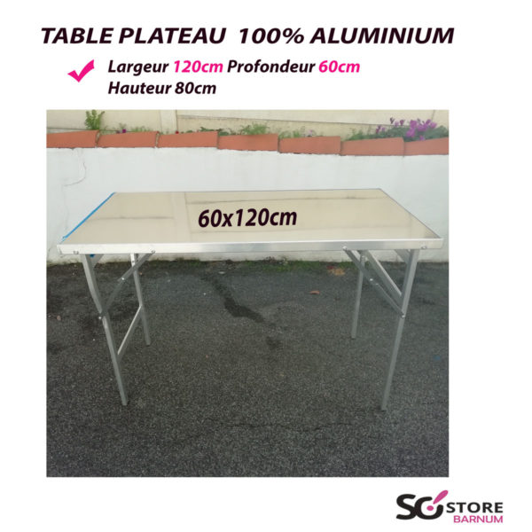 table outdoor 60cm x 120cm