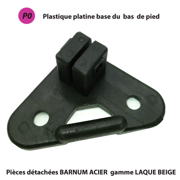 Pièce PLASTIQUE pour barnum GAMME ACIER (laqué BEIGE) /  pieds carré 31mm -Port offert – Image 7