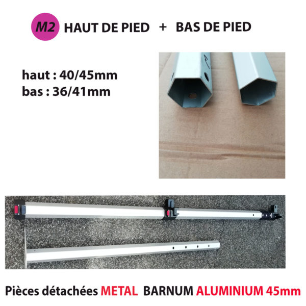 Pièce METAL pour barnum GAMME ALUMINIUM 45mm – Image 4