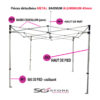 Pièce METAL pour barnum GAMME ALUMINIUM 45mm