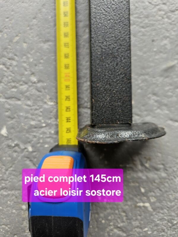 pied barnum acier 145cm loisir sostore