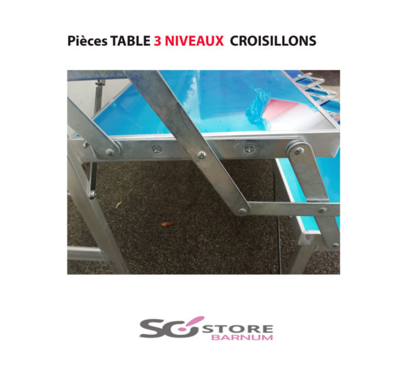 CROISILLONS  EXTENSIBLES pour TABLES 3 NIVEAUX - Port inclus – Image 4