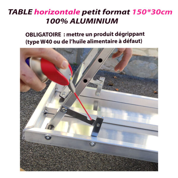 Mini Table horizontale à poser sur grande table | 150*30cm | Hauteur 20 ou 30cm – Image 6