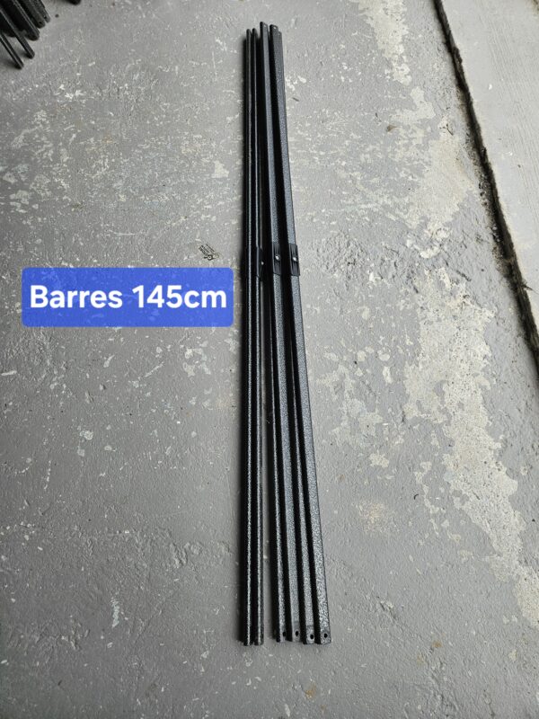 barres croisillons acier 145cm