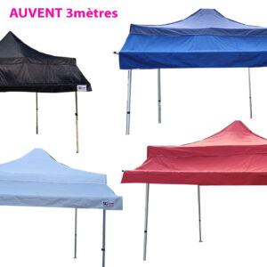 auvent barnum 3m 4 couleurs