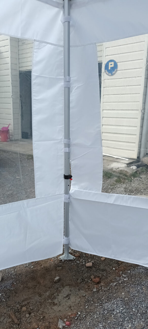 BARNUM  ALUMINIUM SEMI PRO  |  3mx4,5m |  TOIT ANTI UV | option 3 murs – Image 6