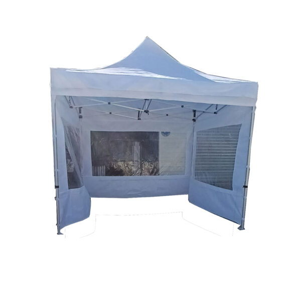 BARNUM  ALUMINIUM  HEXA 45mm SEMI PRO - TOIT anti UV  |  3mx3m |  option 3 murs – Image 5