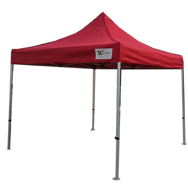 BARNUM  ALUMINIUM  HEXA 45mm SEMI PRO - TOIT anti UV  |  3mx3m |  option 3 murs – Image 3