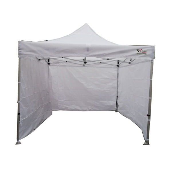 BARNUM  ALUMINIUM  HEXA 45mm SEMI PRO - TOIT anti UV  |  3mx3m |  option 3 murs – Image 2