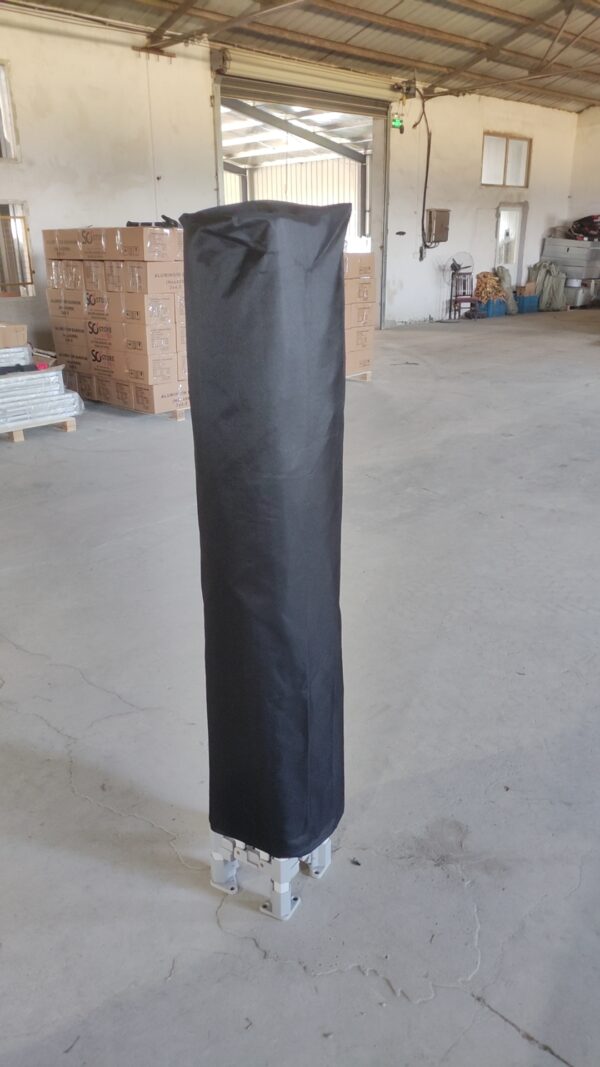 BARNUM  ACIER STANDARD -pied hexagonal 31/36mm |  TOIT anti UV  |  3mx3m |  option 3 murs – Image 11