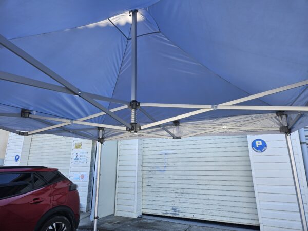 BARNUM  ALUMINIUM  HEXA 55mm PRO |TOIT anti UV  |  3mx3m |  option 3 murs – Image 4