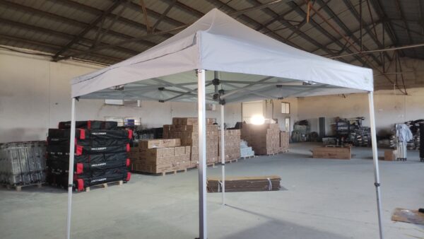 BARNUM  ALUMINIUM  HEXA 55mm PRO |TOIT anti UV  |  3mx3m |  option 3 murs – Image 11