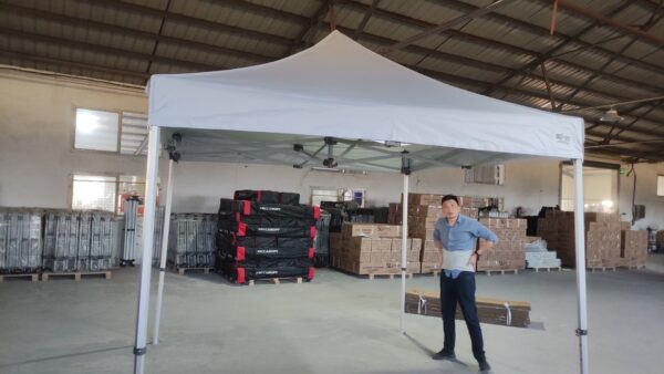 BARNUM  ALUMINIUM  HEXA 55mm PRO |TOIT anti UV  |  3mx3m |  option 3 murs – Image 10