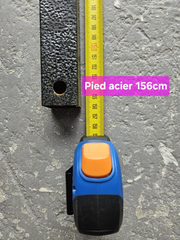 pied barnum acier 156cm pas cher biarritz