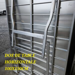PIEDS TABLE ALUMINIUM HORIZONTALE marché primeur pièces détachées